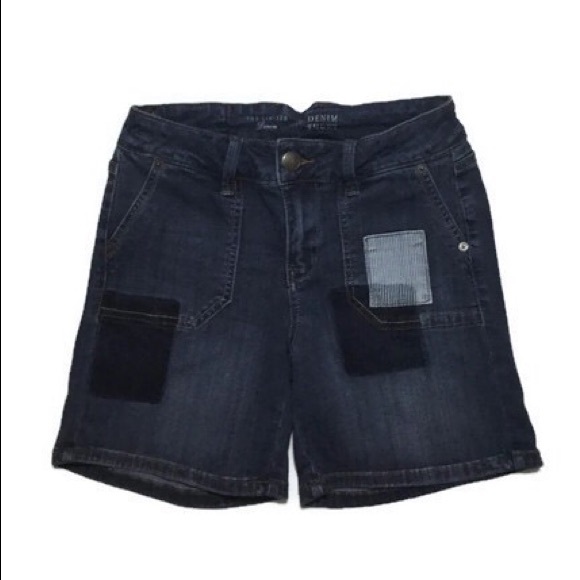 The Limited Stretchy Patch Jean Shorts | Size 2 - Picture 1 of 4